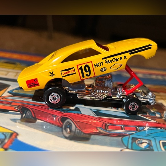 MATCHBOX Other - RARE Vintage Matchbox Superfast No. V Hot Smoker 1971 Lesney England Yellow